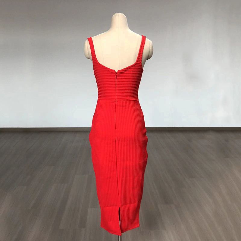 No Cuts Given Bandage Midi Dress