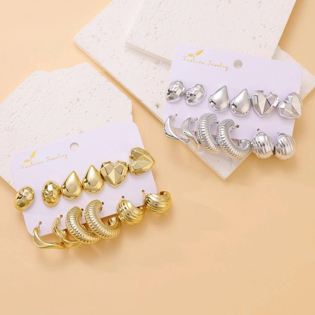 12Pcs Vintage Earrings Set