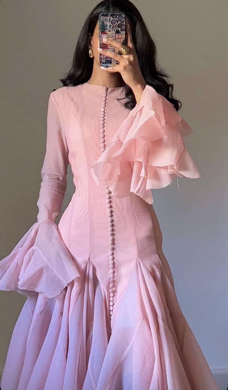 Lory Peated Flare Midi Dress