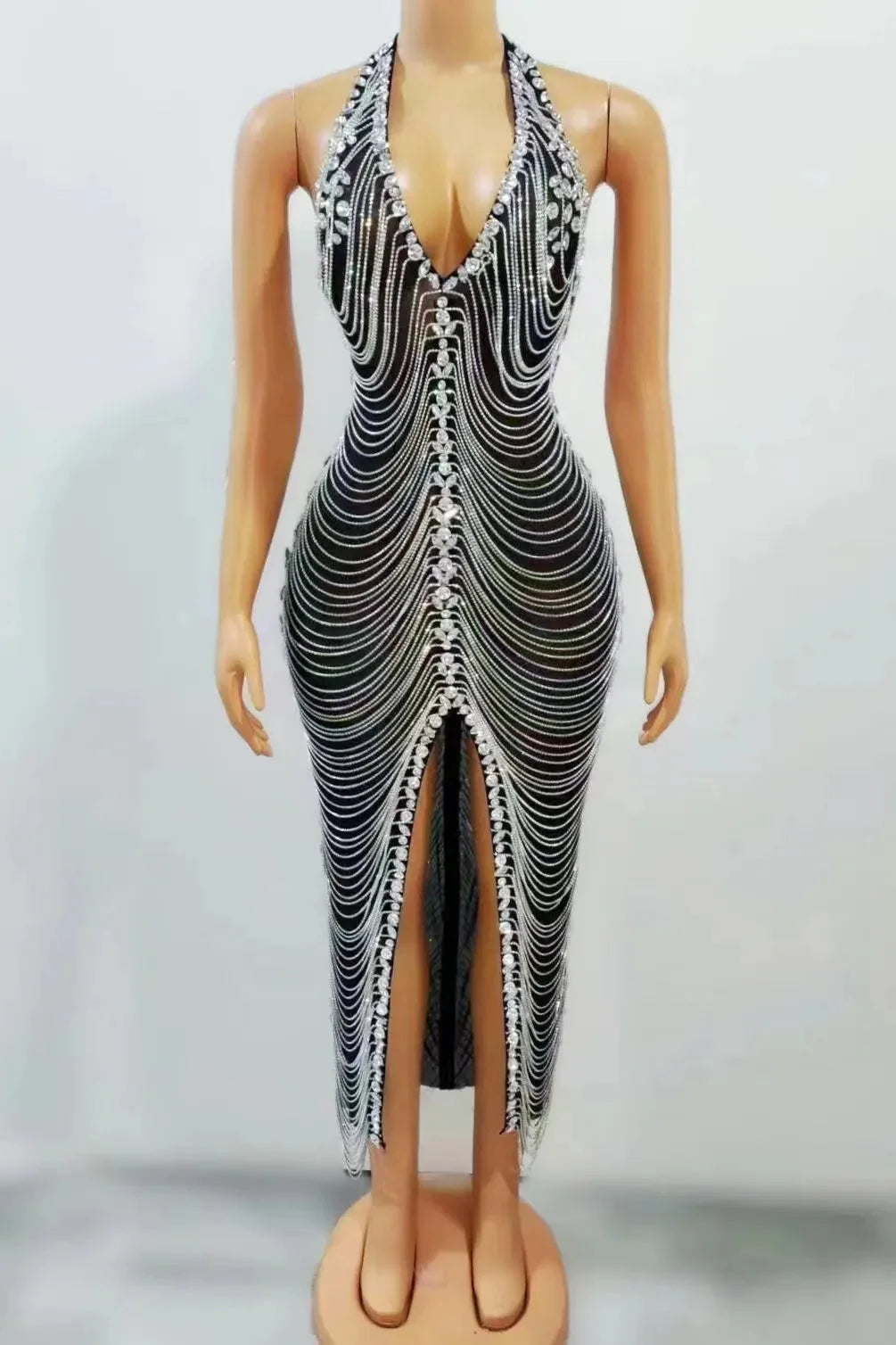 A Celebration Rhinestone Dress