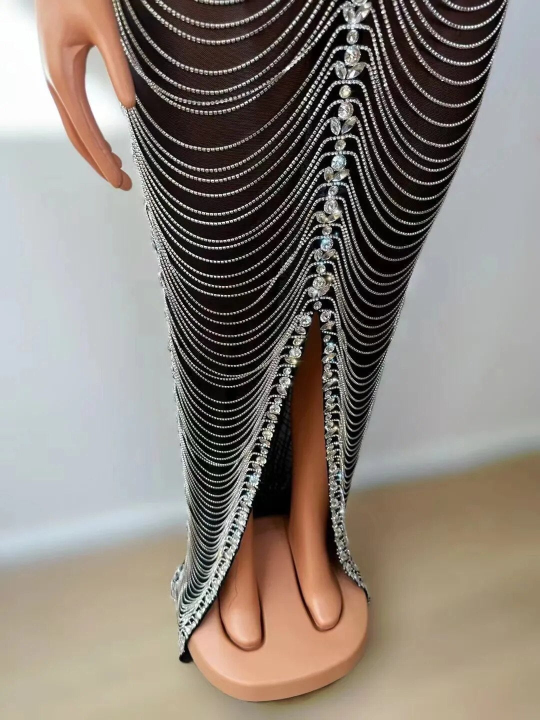 A Celebration Rhinestone Dress