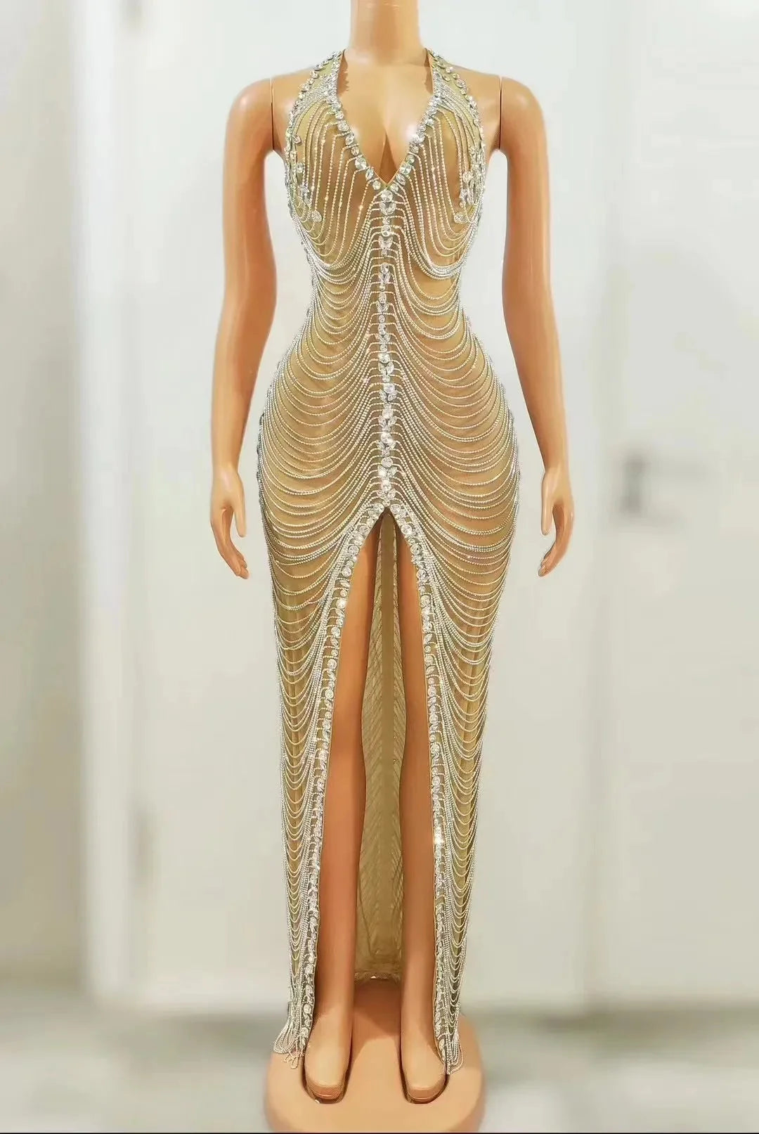 A Celebration Rhinestone Dress