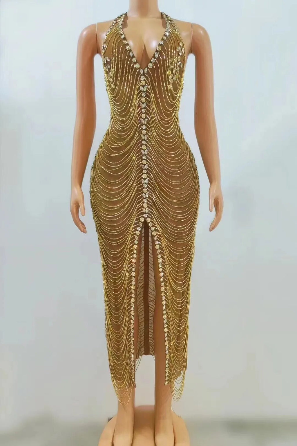 A Celebration Rhinestone Dress