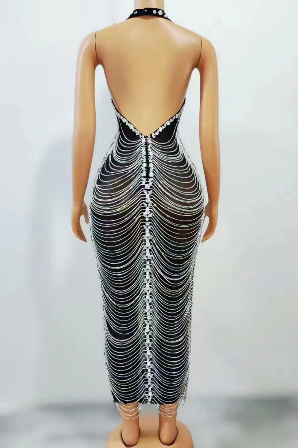 A Celebration Rhinestone Dress