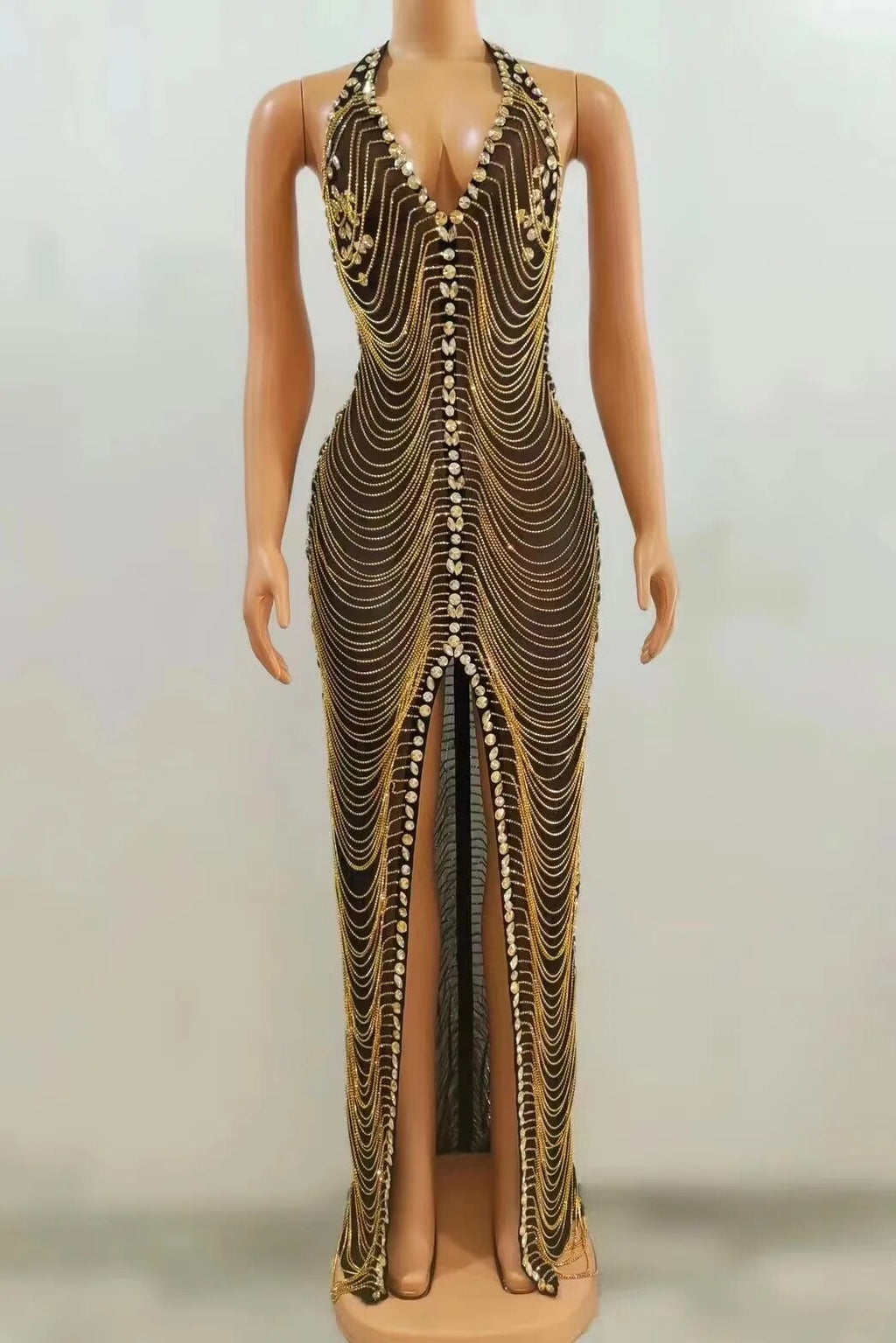 A Celebration Rhinestone Dress