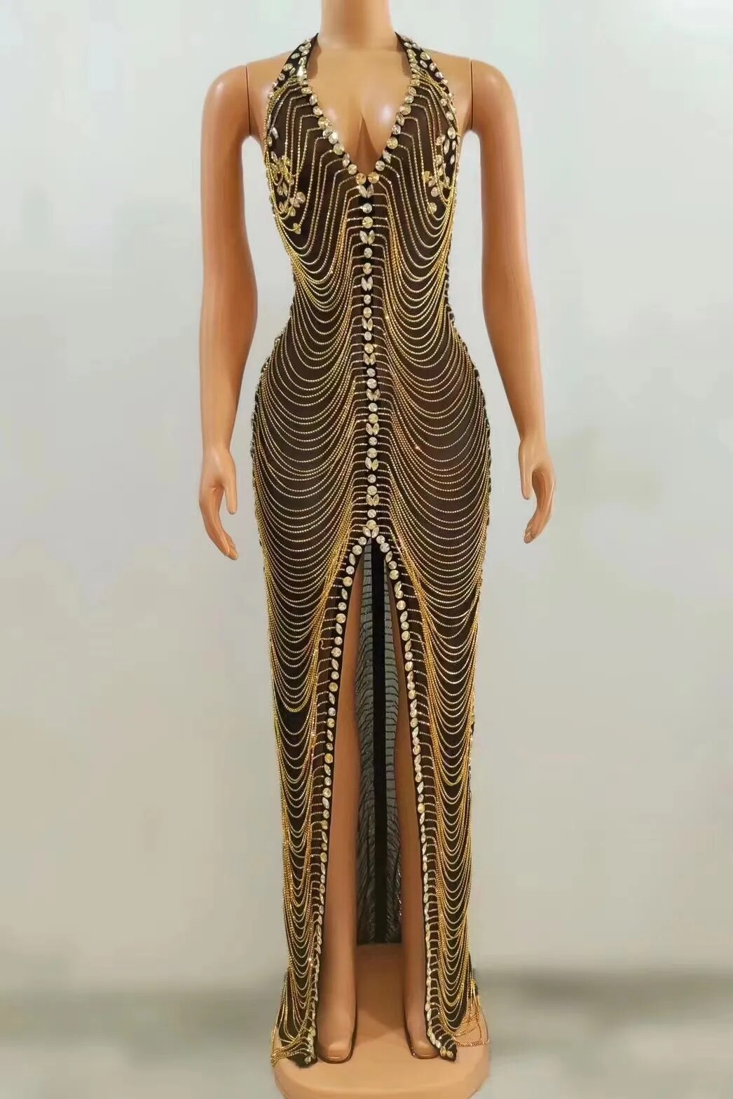 A Celebration Rhinestone Dress