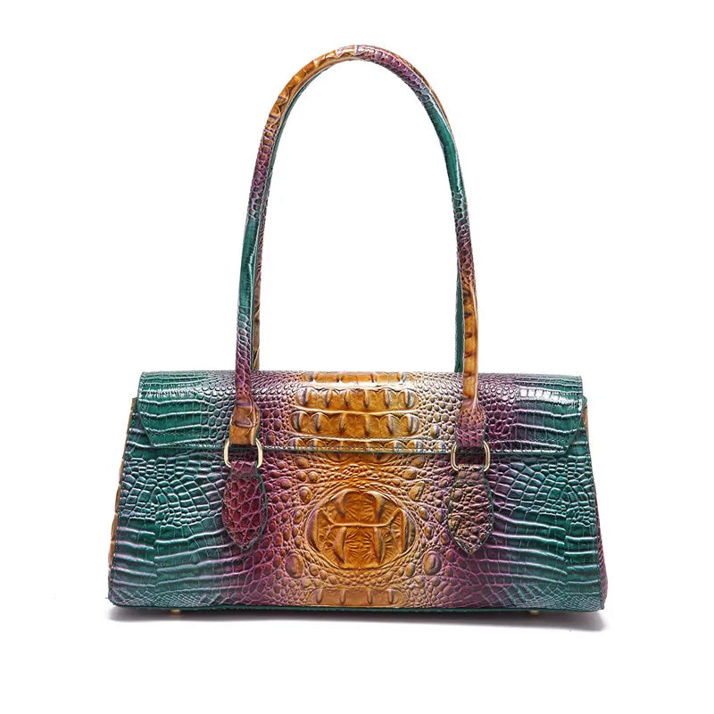 Crocodile Vintage Leather Handbag