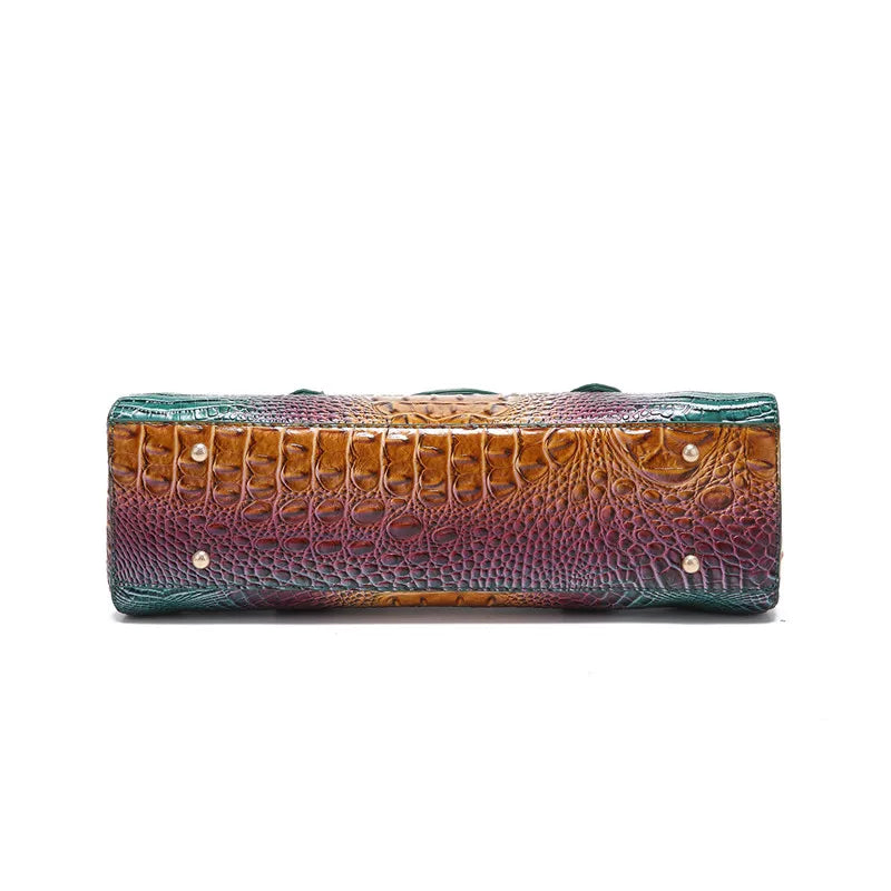 Crocodile Vintage Leather Handbag
