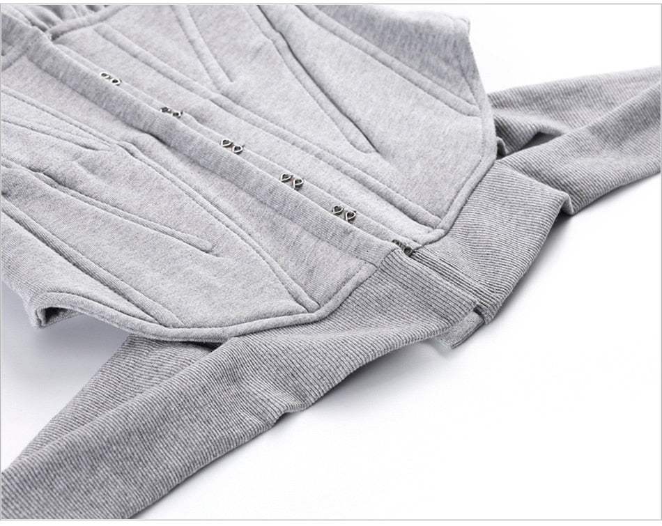 Aaliyah Corset Hoodie Jacket