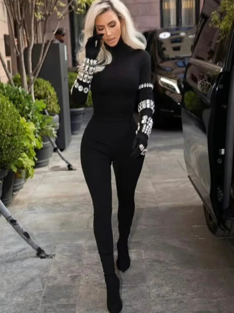Abigail Bodycon Bandage Jumpsuit