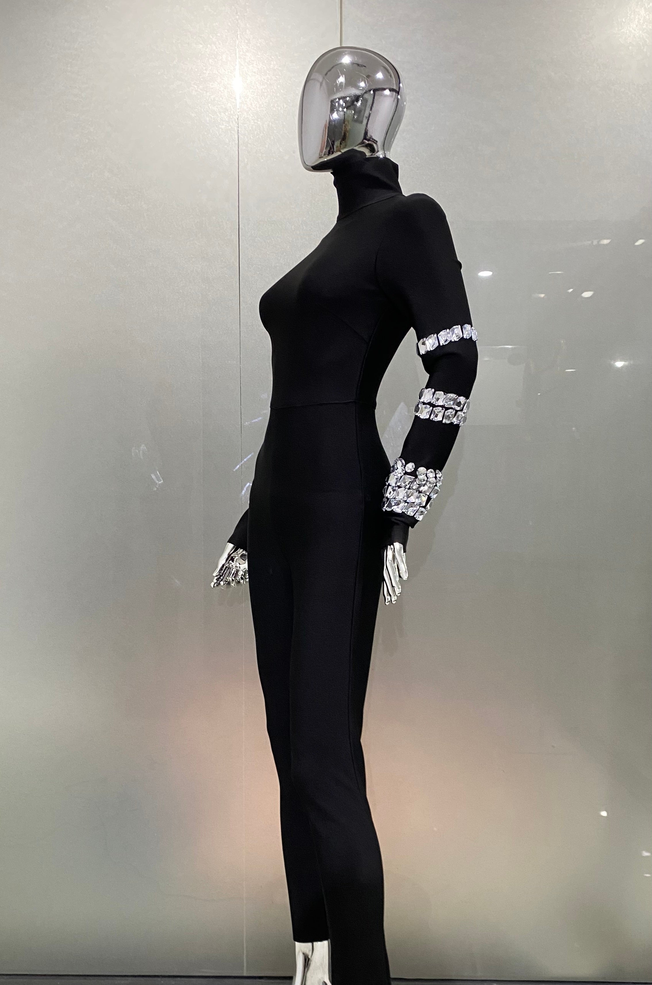 Abigail Bodycon Bandage Jumpsuit