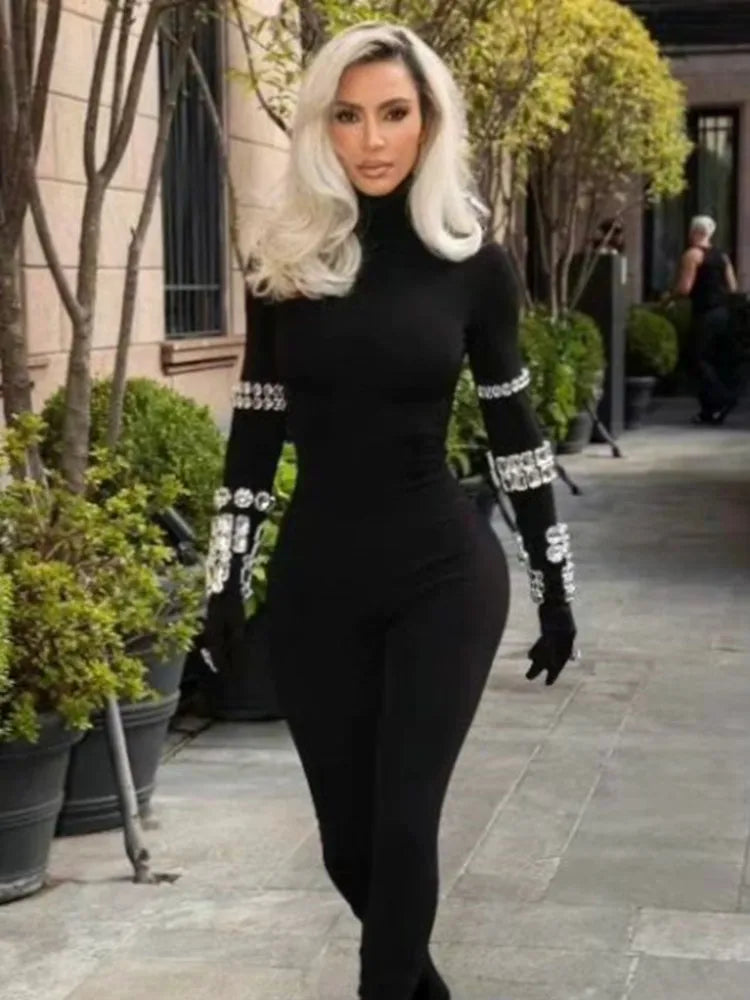 Abigail Bodycon Bandage Jumpsuit