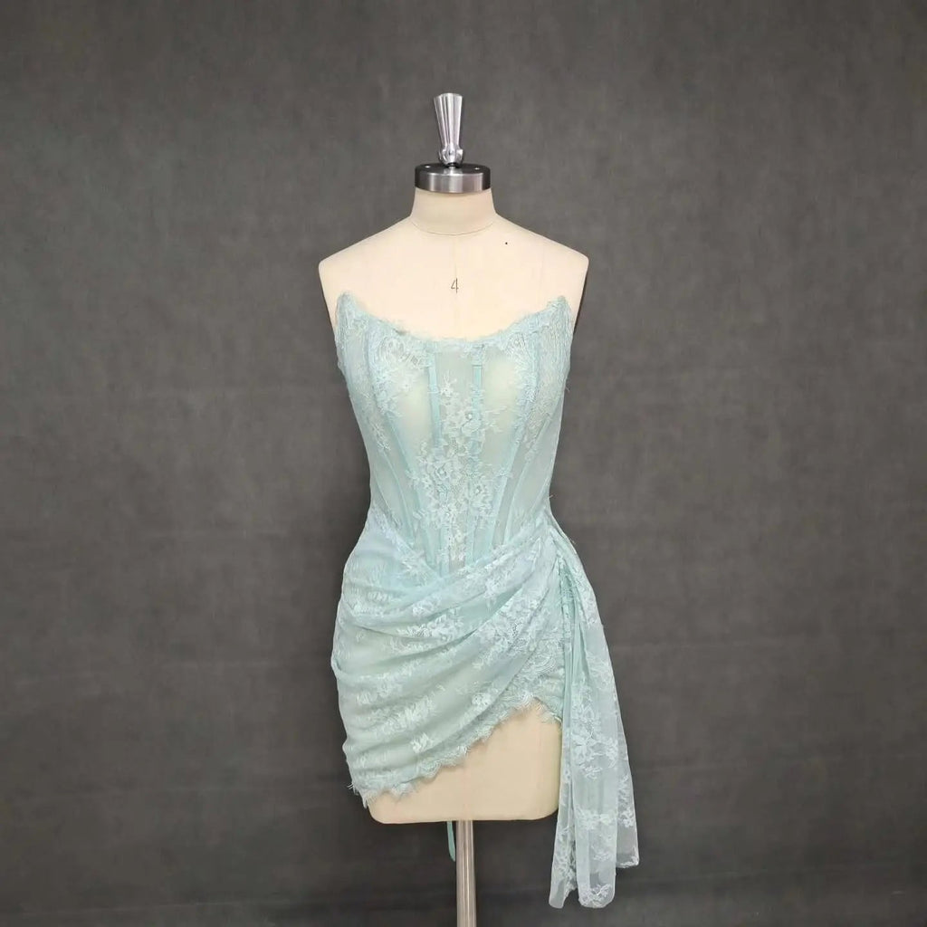 Allure Lace Corset Mini Dress