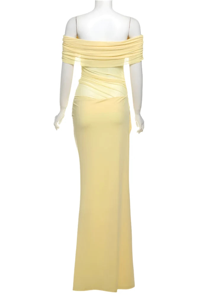 Anastasia Ruched Maxi Dress