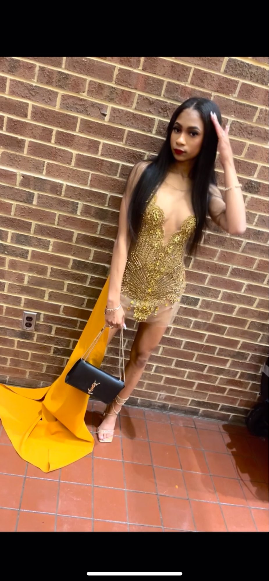 Angel Luxury Sheer Mesh Sparkly Dress