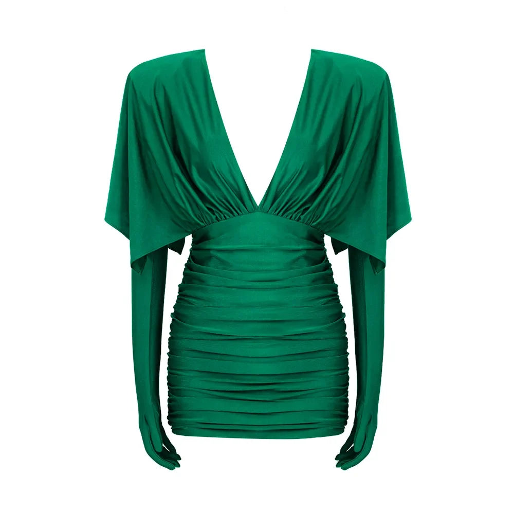 Ava Ruched Mini Dress