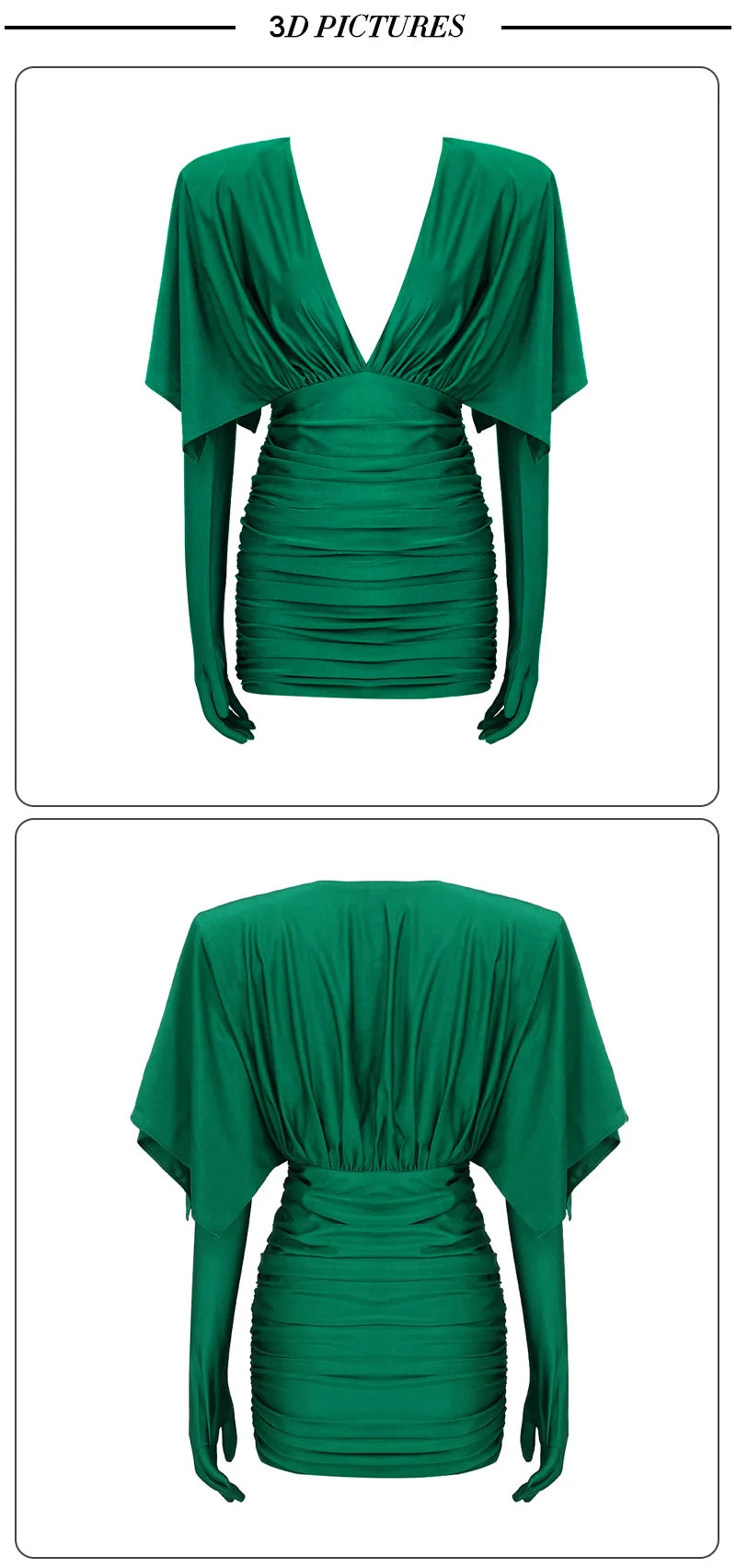 Ava Ruched Mini Dress