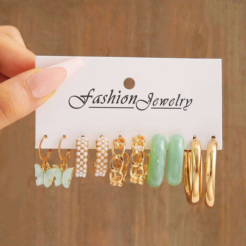 Bohemia Vintage Hoop Earring Set