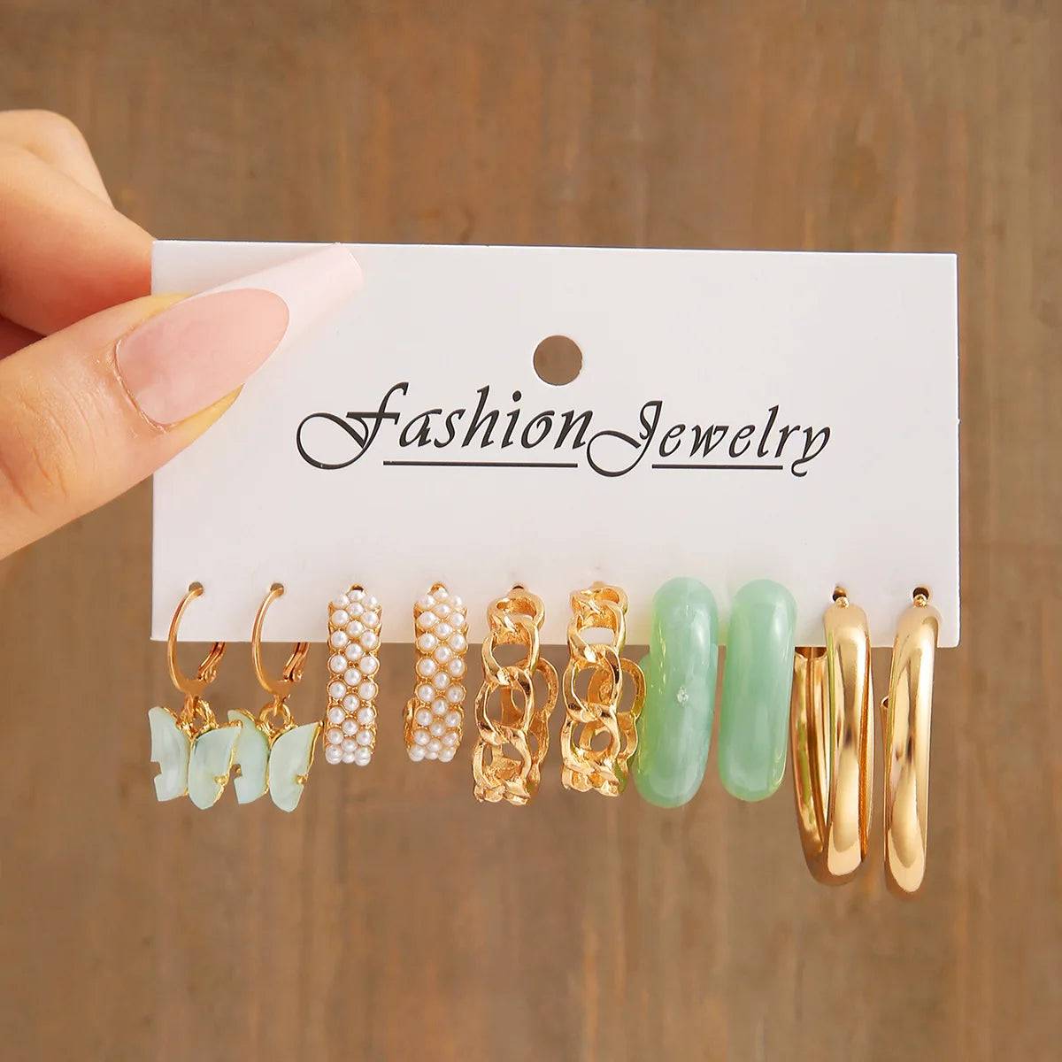Bohemia Vintage Hoop Earring Set