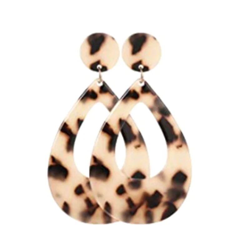 Boho Rattan Braid Drop Earrings