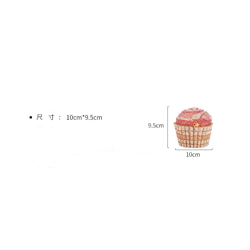 Cakey Diamond Clutch Bag