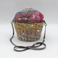 Cakey Diamond Clutch Bag