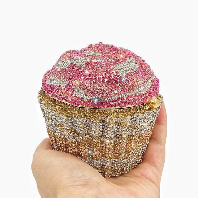 Cakey Diamond Clutch Bag