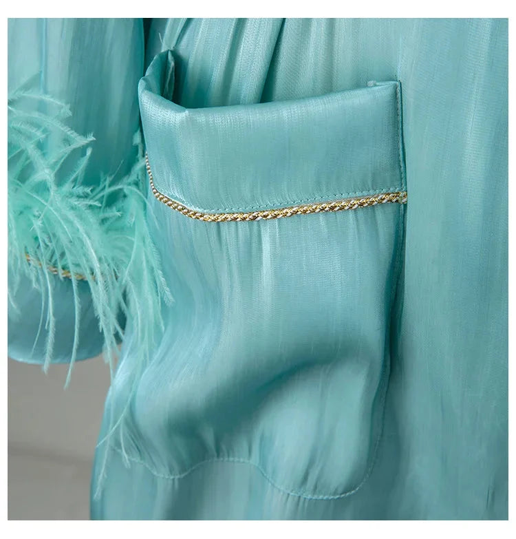 Caria Feather Jacket/Dress