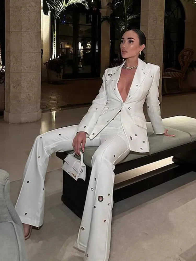 Cassandra Blazer Pants Set