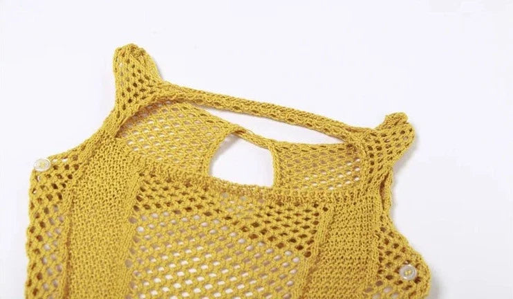 Charline Crochet Romper