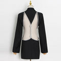 Cherry On Top Backless Diamond Blazer