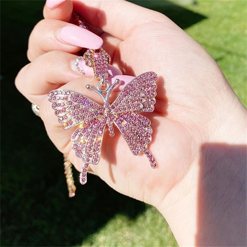 Crystal Butterfly Necklace