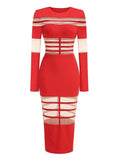 Daisy Mesh Bodycon Dress