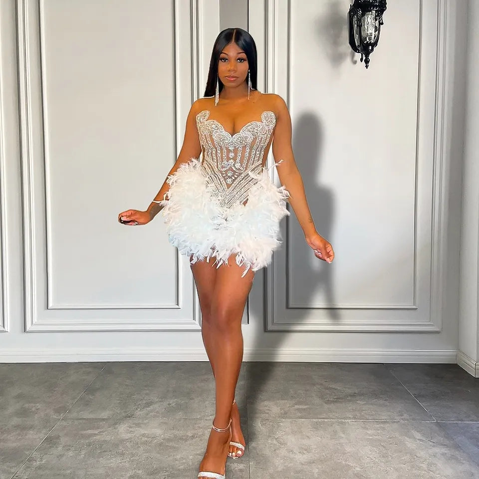 Danni Feather Dress