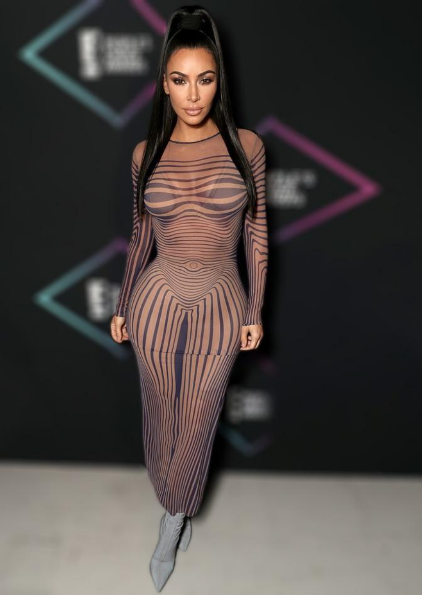 Debbie Sheer Mesh Maxi Dress
