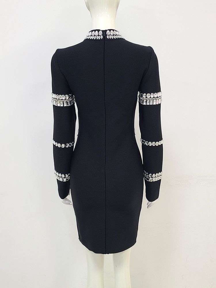 Deira Diamond Bandage Dress