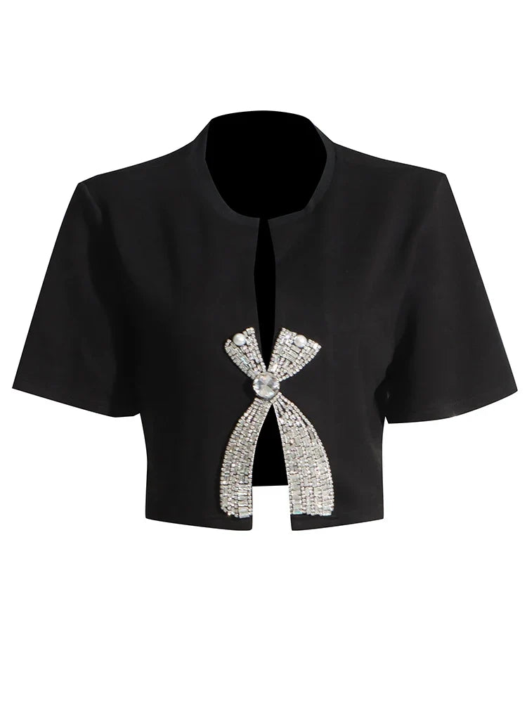 Diamond Bow Crop Top