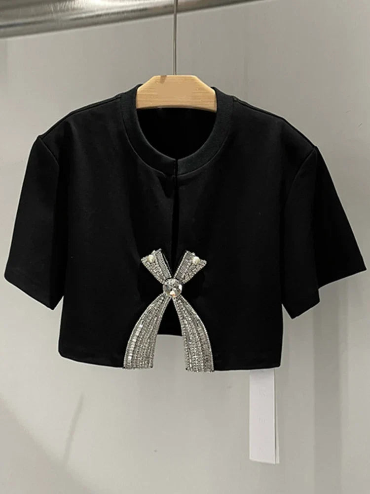 Diamond Bow Crop Top