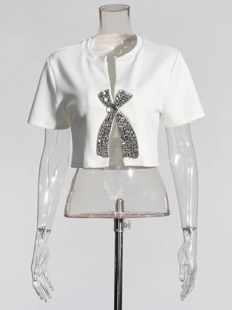 Diamond Bow Crop Top