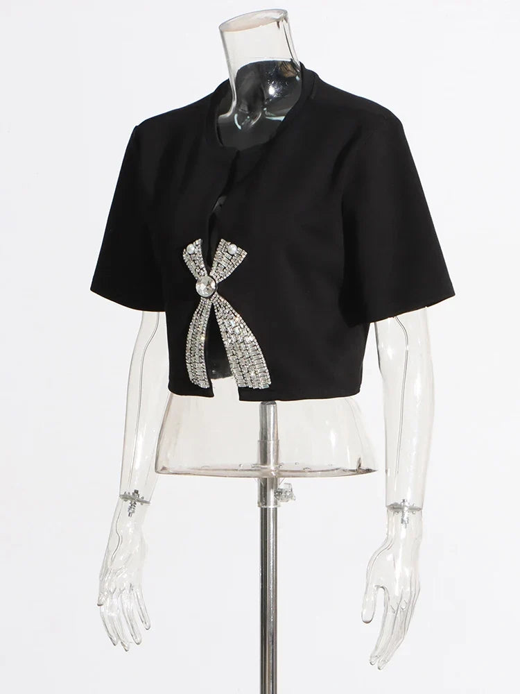 Diamond Bow Crop Top