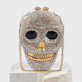 Diamond Skull Clutch Bag