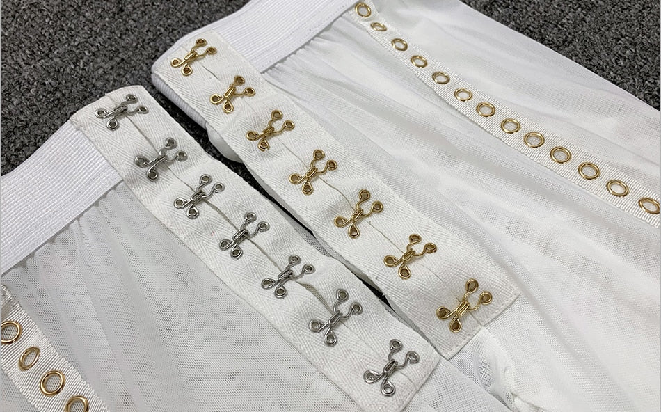 Diva Lace Up Mesh Pants