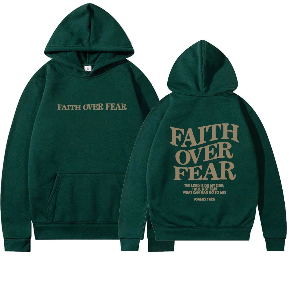 Faith Over Fear Hoodie Shirt (Unisex)