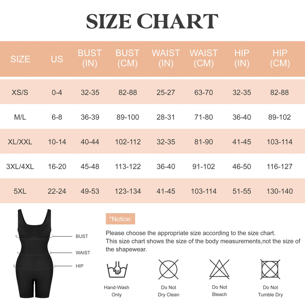 Fajas Seamless Body Shaper