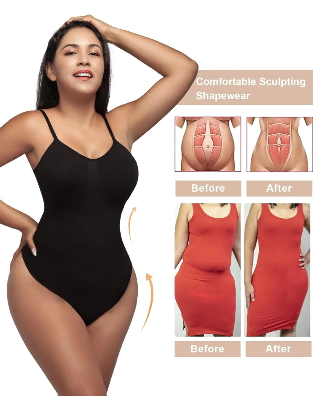 Fajas Seamless Body Shaper