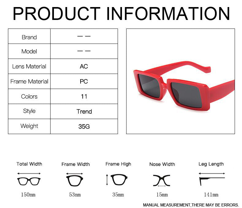 Fashion Square Vintage Sunglasses