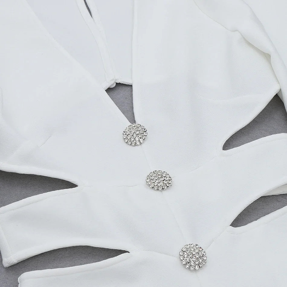 First Lady Bandage Midi Dress