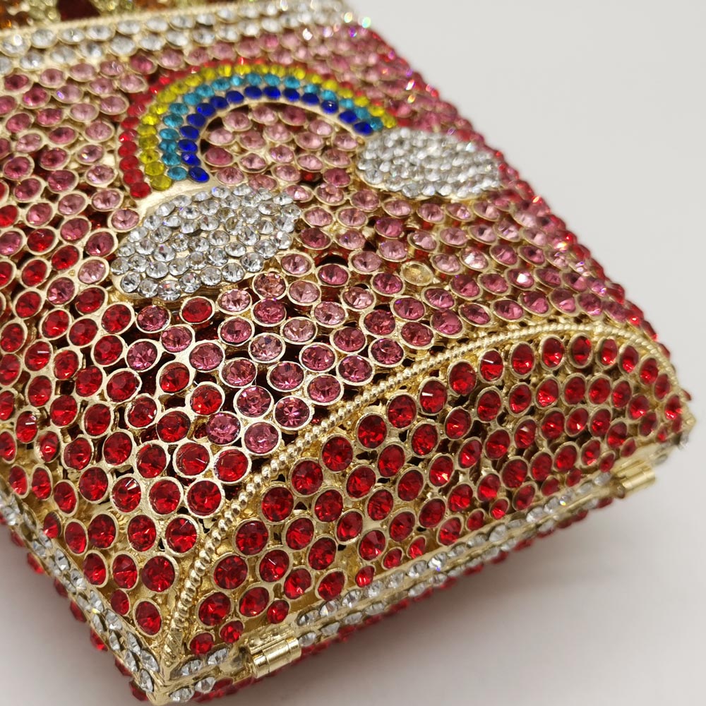 Fries Rainbow Clutch Bag