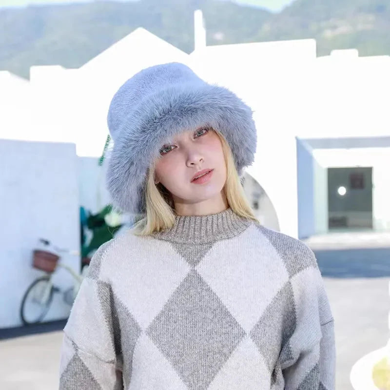 Fur Bucket Hat