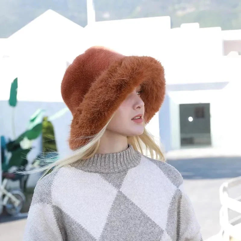 Fur Bucket Hat